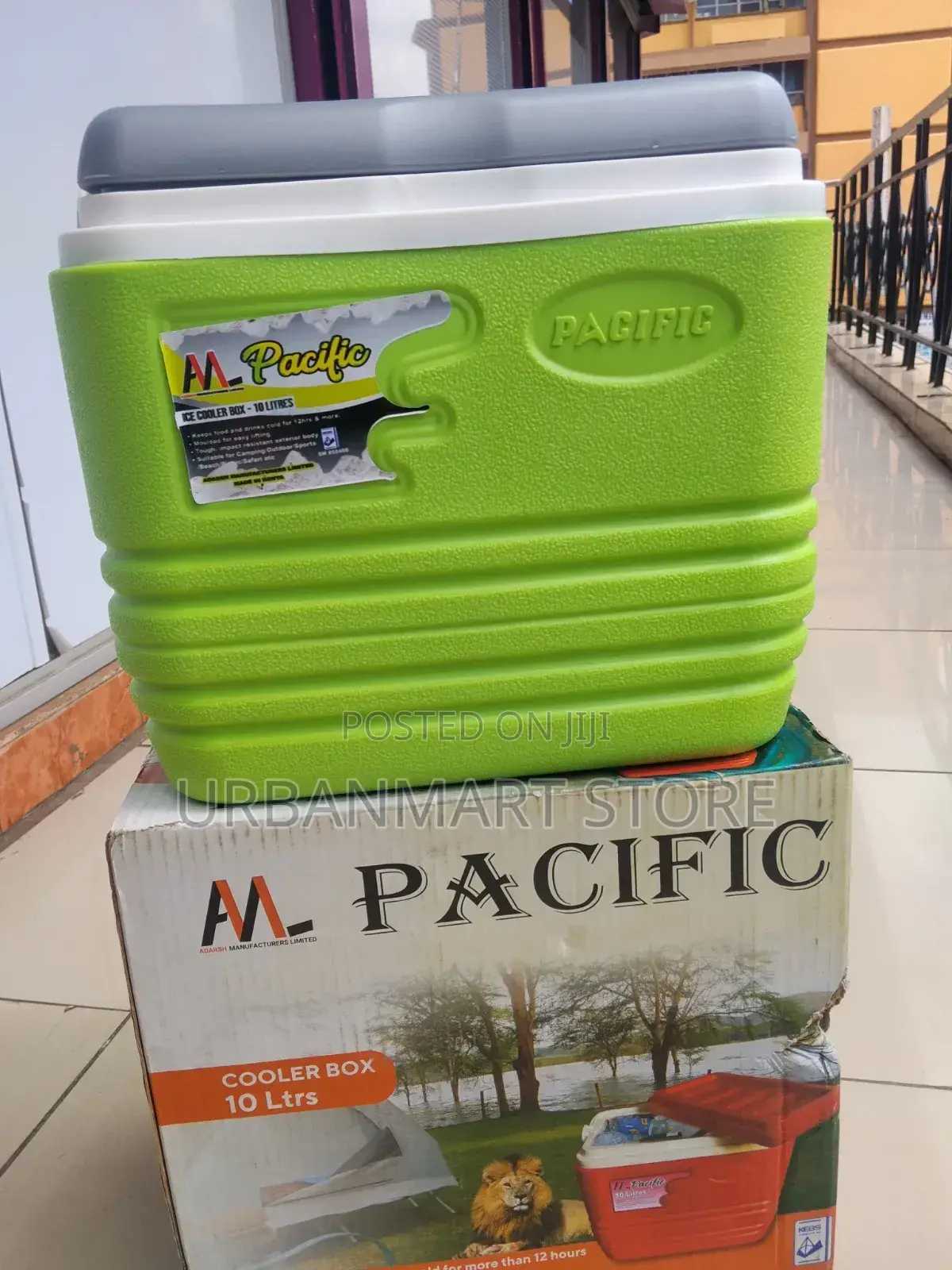 Pacific Cooler Box for Cold Drinks, Fruits, Medicine - 10 Litres