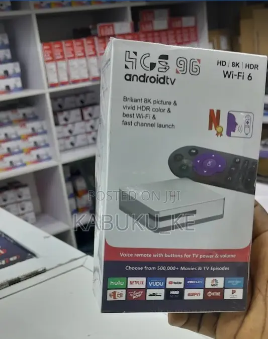 4gb + 64gb HCS 96 Smart Android Tv Box With Bluetooth and Wifi