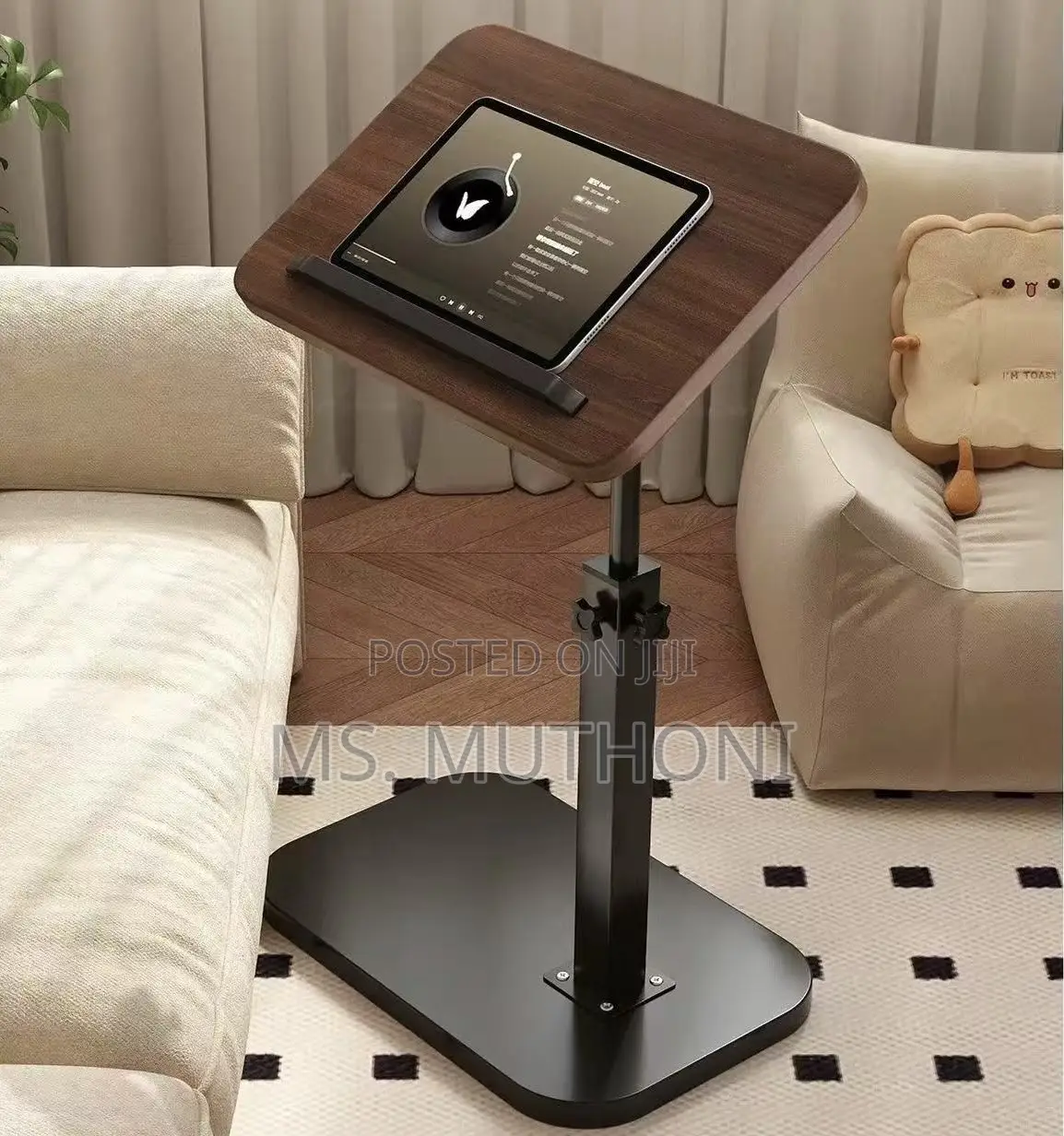 360 Degrees Swivel Height Adjustable Multipurpose Table