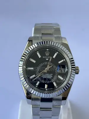 Rolex Skydweller Stainless Steel Black Dial Watch