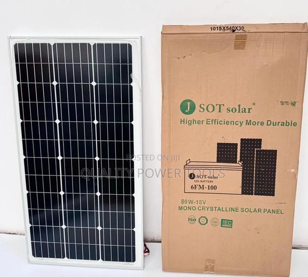 Jsot 80w 18v Mono Crystalline Solar Panel.