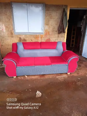 Red 3 Seater Sofa