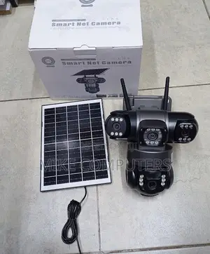 Solar CCTV Security Camera Solar Light 3 Lens 3 Video View Wifi