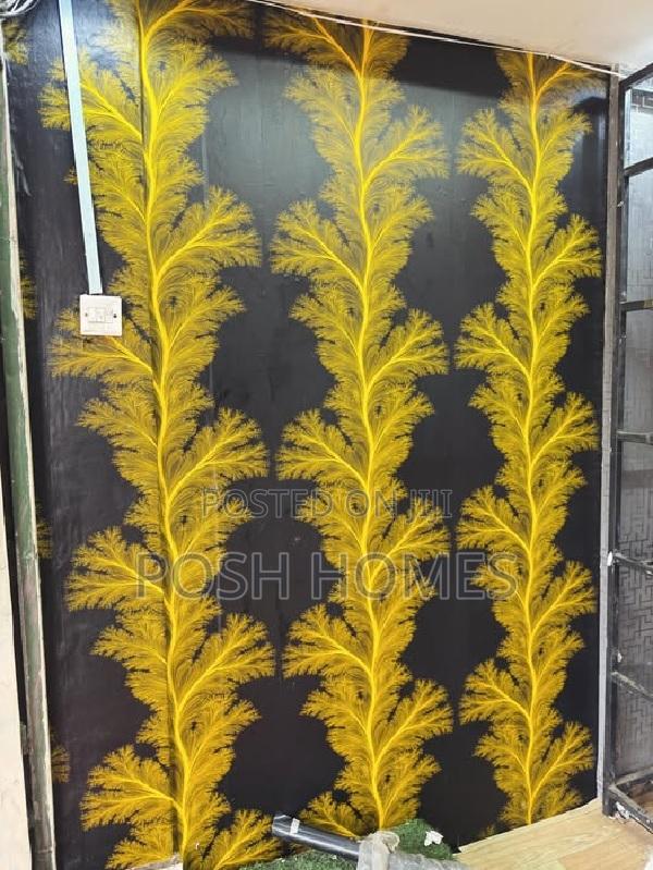 Yellow 3d Wallpanels - main view