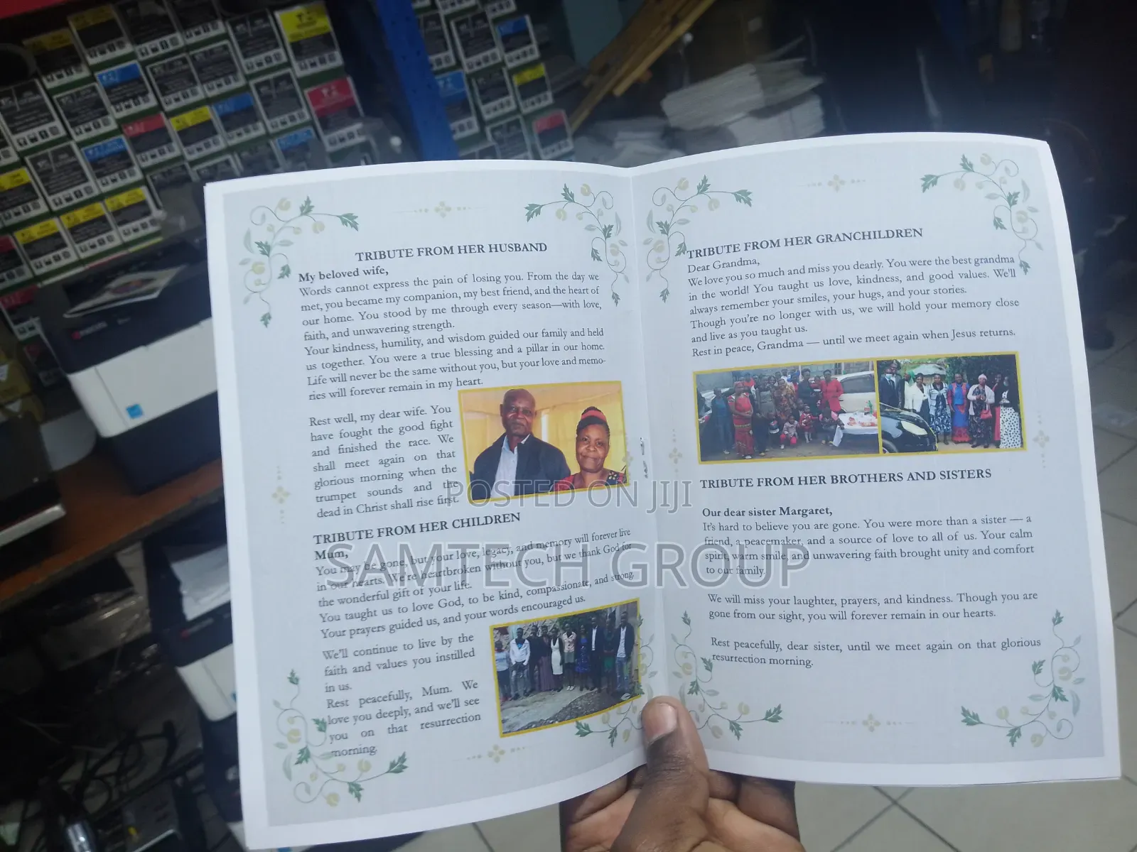 Eulogy Printing Services