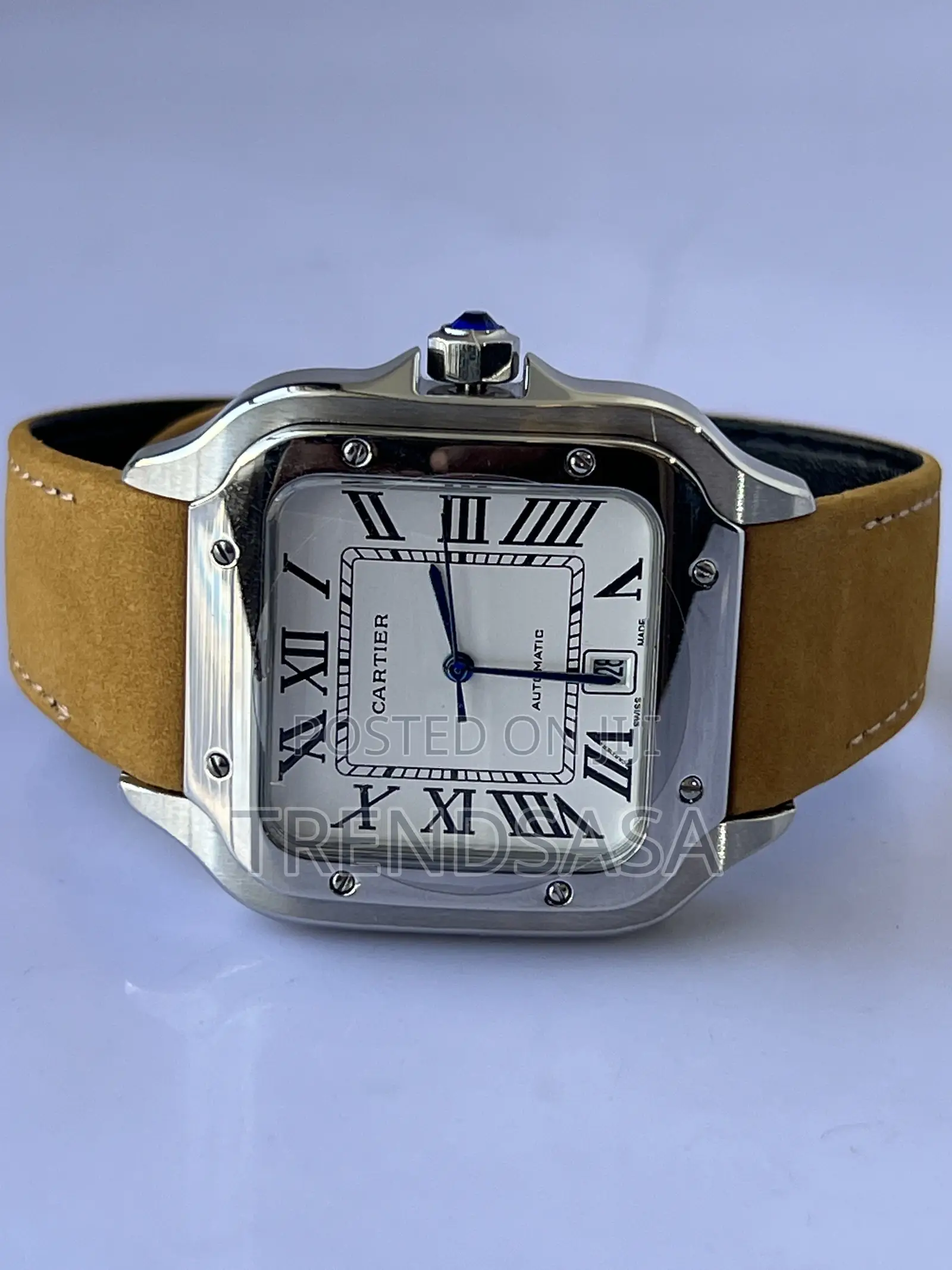 Cartier Santos Mustard Straps Watch
