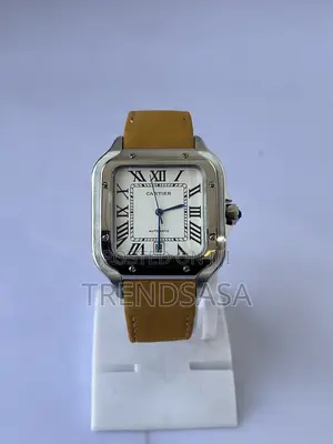 Cartier Santos Mustard Straps Watch