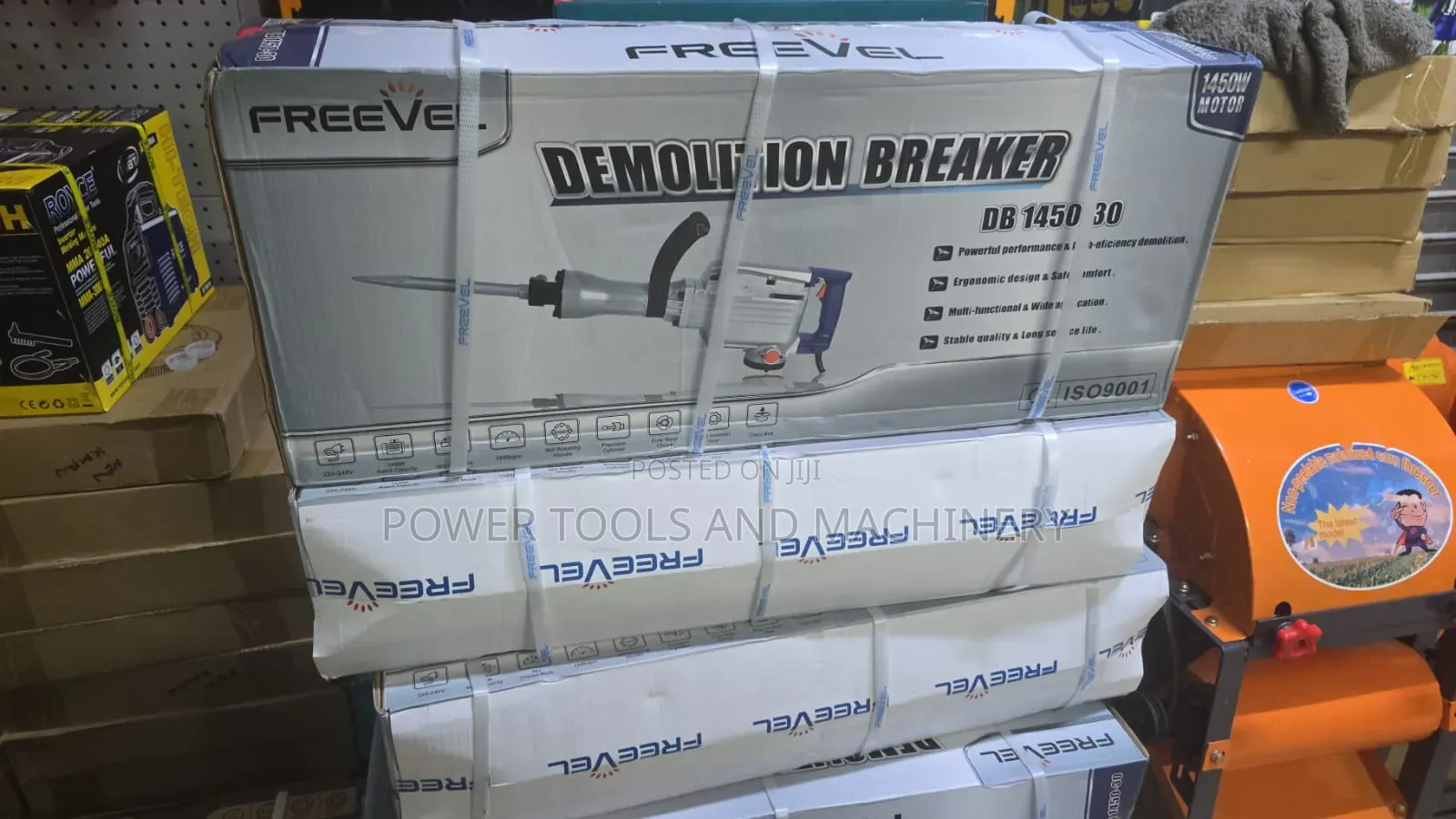 Freevel 1450watts Demolition Hammer Drill/Demolition Breaker1450watts