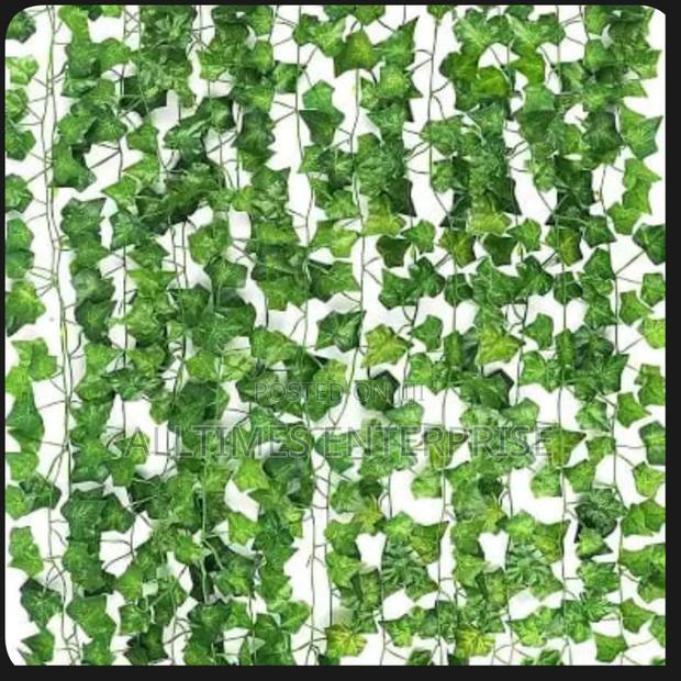 *Rattan Hanging Flower Decor* Color: Green Size. 2m