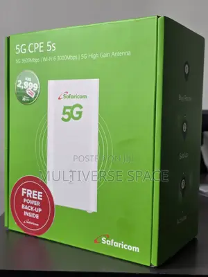 Safaricom 5g Wi-Fi 6 Huawei Wireless Router 3700mbps With Powerbank