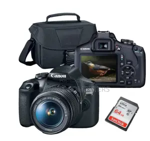 Canon Eos 2000d DSLR Ef-S 18-55mm F/3.5-5.6 Iii Lens