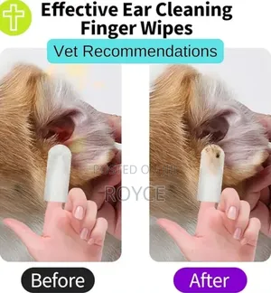 Pet Ear Cleaner Finger Wipes