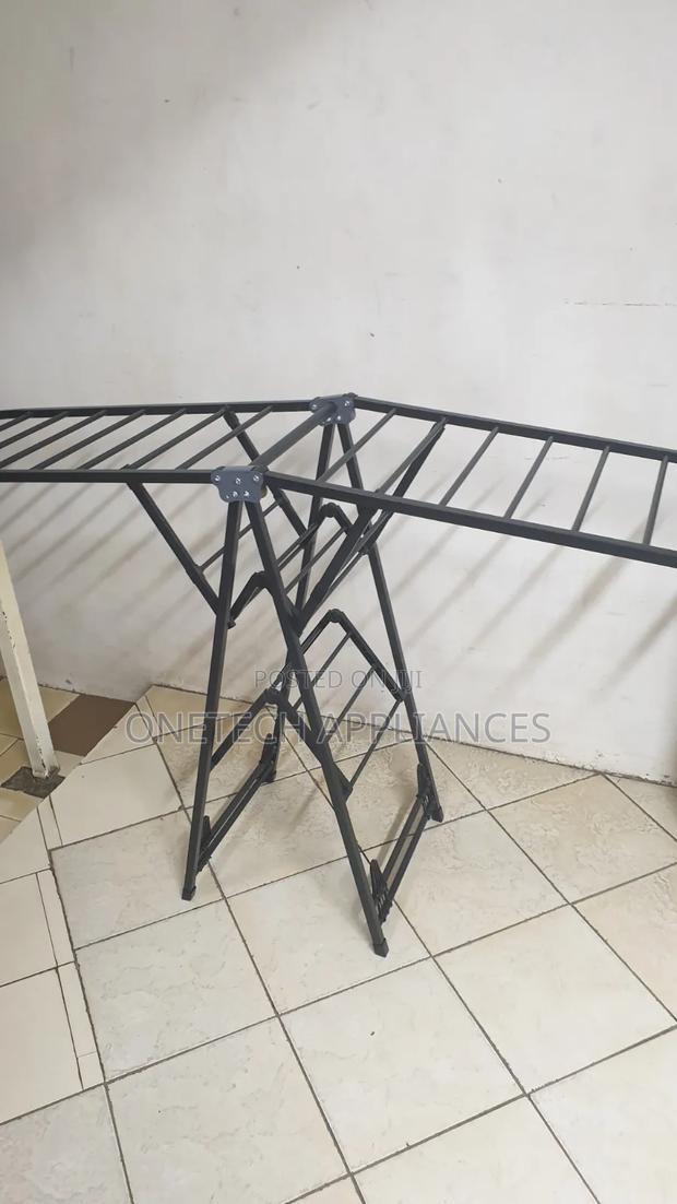 Mettalic Foldable Clothes Rack Laundry Drying Rack - thumbnail 2