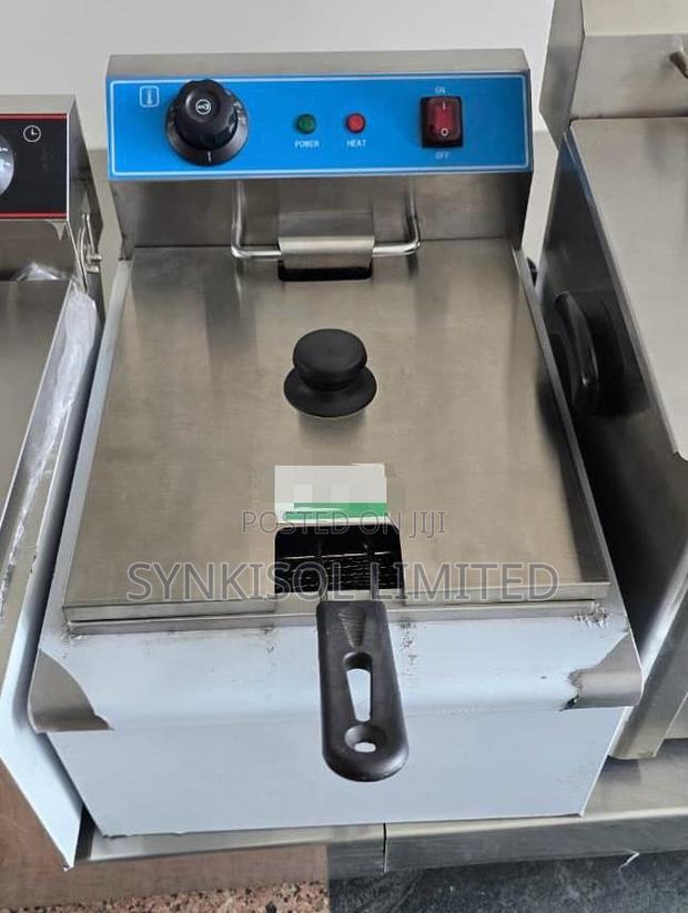 Commercial Countertop Single-Tank Electric Deep Fryer