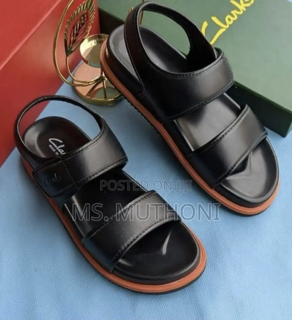 Sling Back , Snap Fastened Clarks Open for Gents