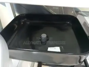 Rectangular Black Counter Top Handwash Basin