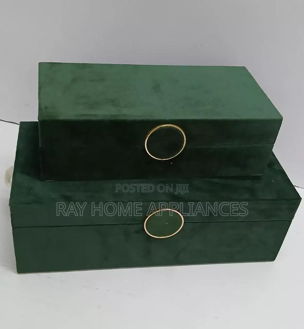 2 in 1 Decorative Storage Box Colours: White, Cream,Grey, Green