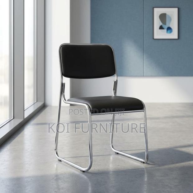 Office Chair : Chrome Visitors Office Seats - thumbnail 6