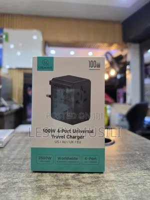 Usams 100w 4-Port Universal Travel Charger Us/Au/Uk/Eu