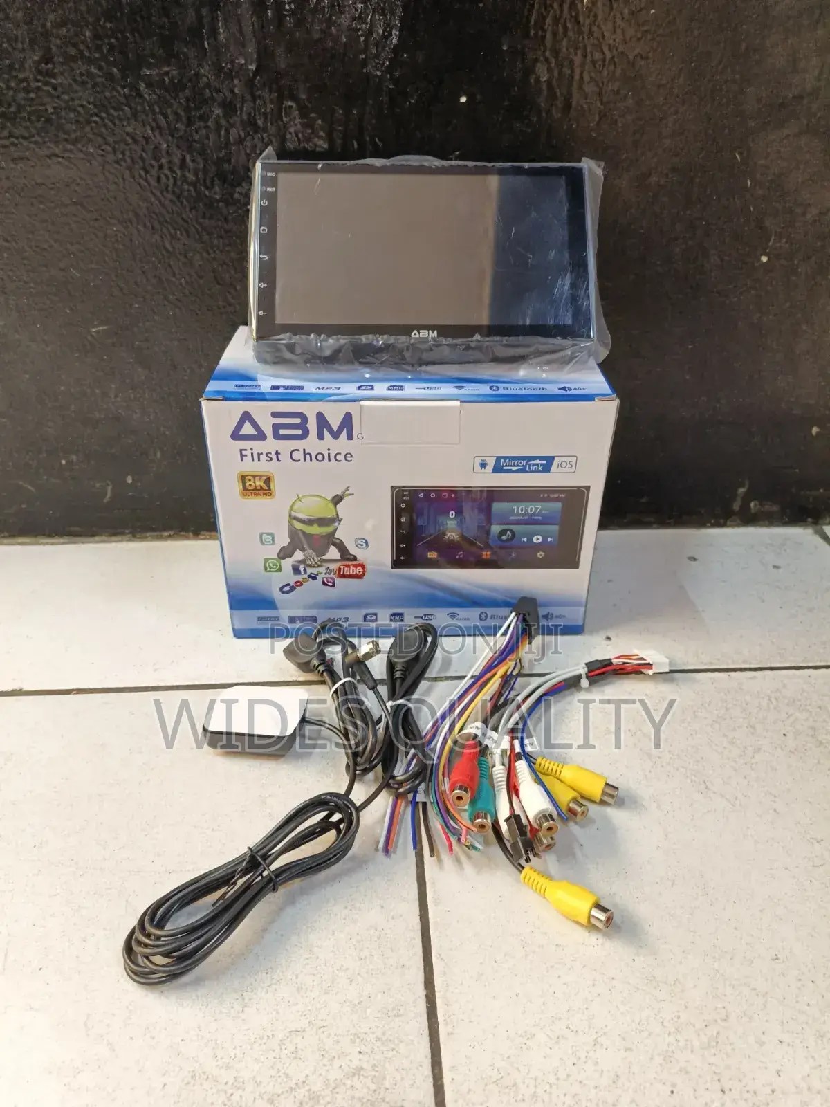 Abm Android Car Radio With Apple Carplay And Android Auto.