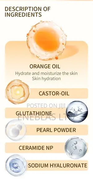 Pouqur Orange Exfoliating Gel – Face Peeling Gel Dead Skin Remover