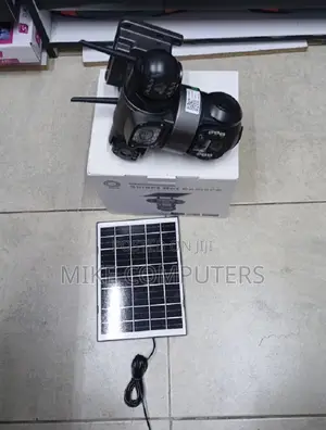 Wide Angle Dual Lens CCTV Wifi Smart Solar Powered 1solar Panel
