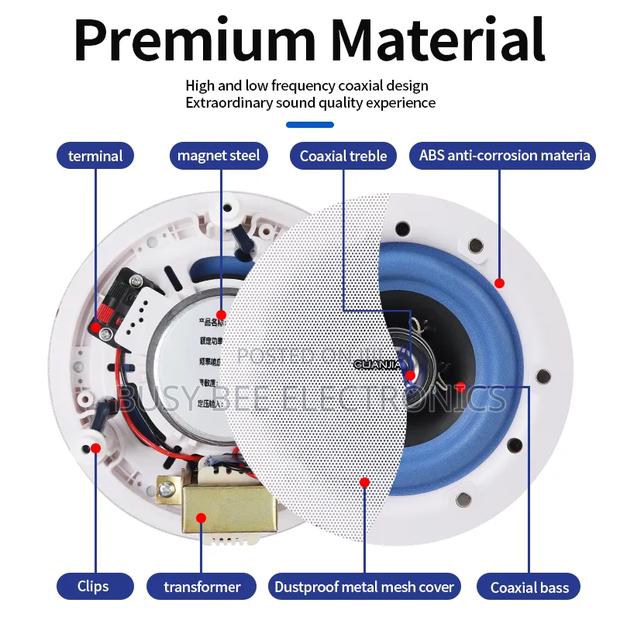 Two-Zone Constant Pressure Amplifier Ceiling Speaker - thumbnail 3