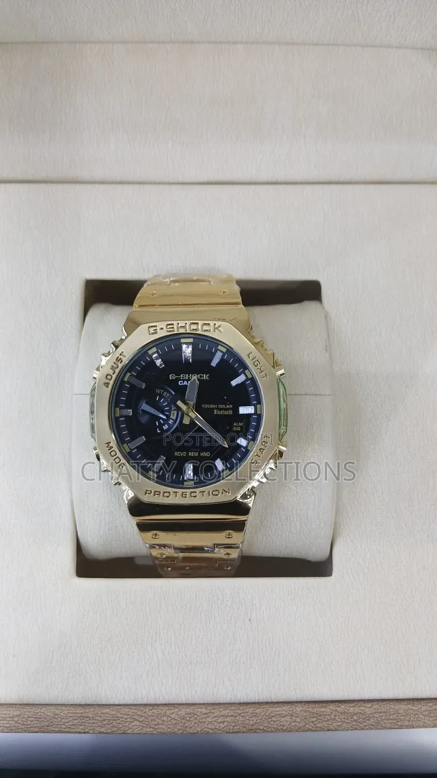 Gold G- Shock Metallic Gents Wrist Watches