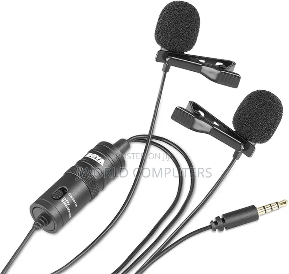 Boya by-M1dm Dual Omnidirectional Lavalier Microphone