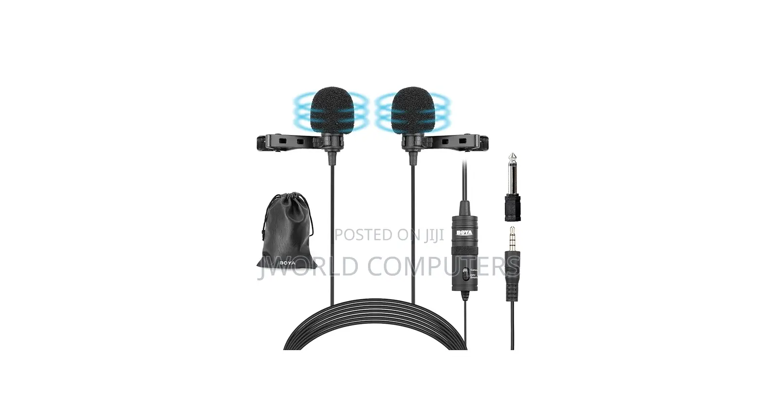 Boya by-M1dm Dual Omnidirectional Lavalier Microphone