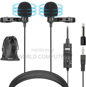 Boya by-M1dm Dual Omnidirectional Lavalier Microphone