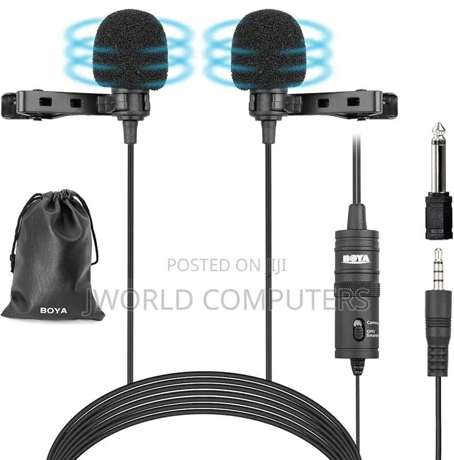 Boya by-M1dm Dual Omnidirectional Lavalier Microphone