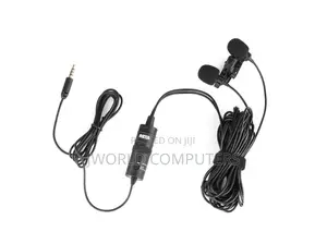 Boya by-M1dm Dual Omnidirectional Lavalier Microphone