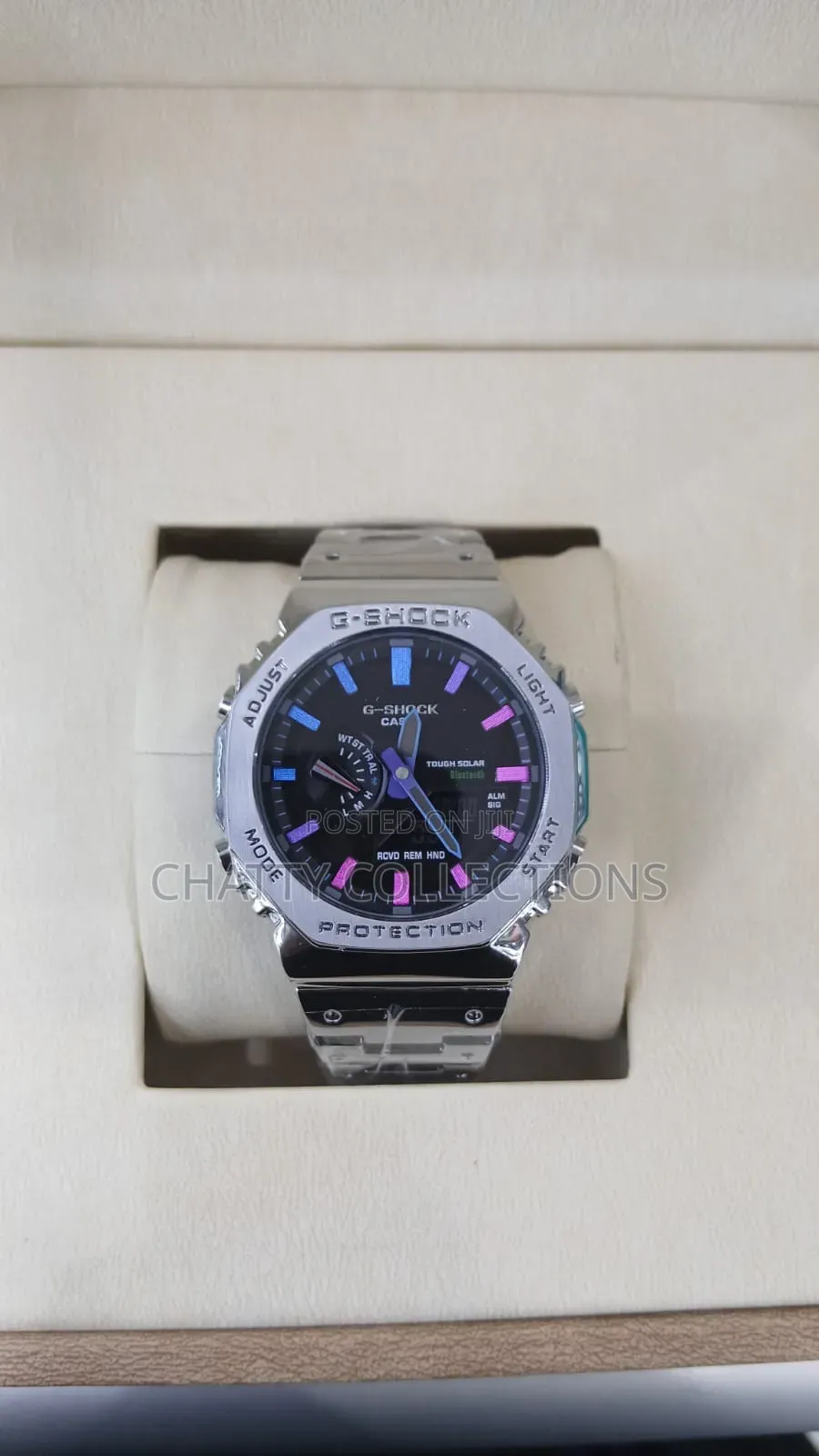 Silver G-Shock Metallic Gents Wrist Watches