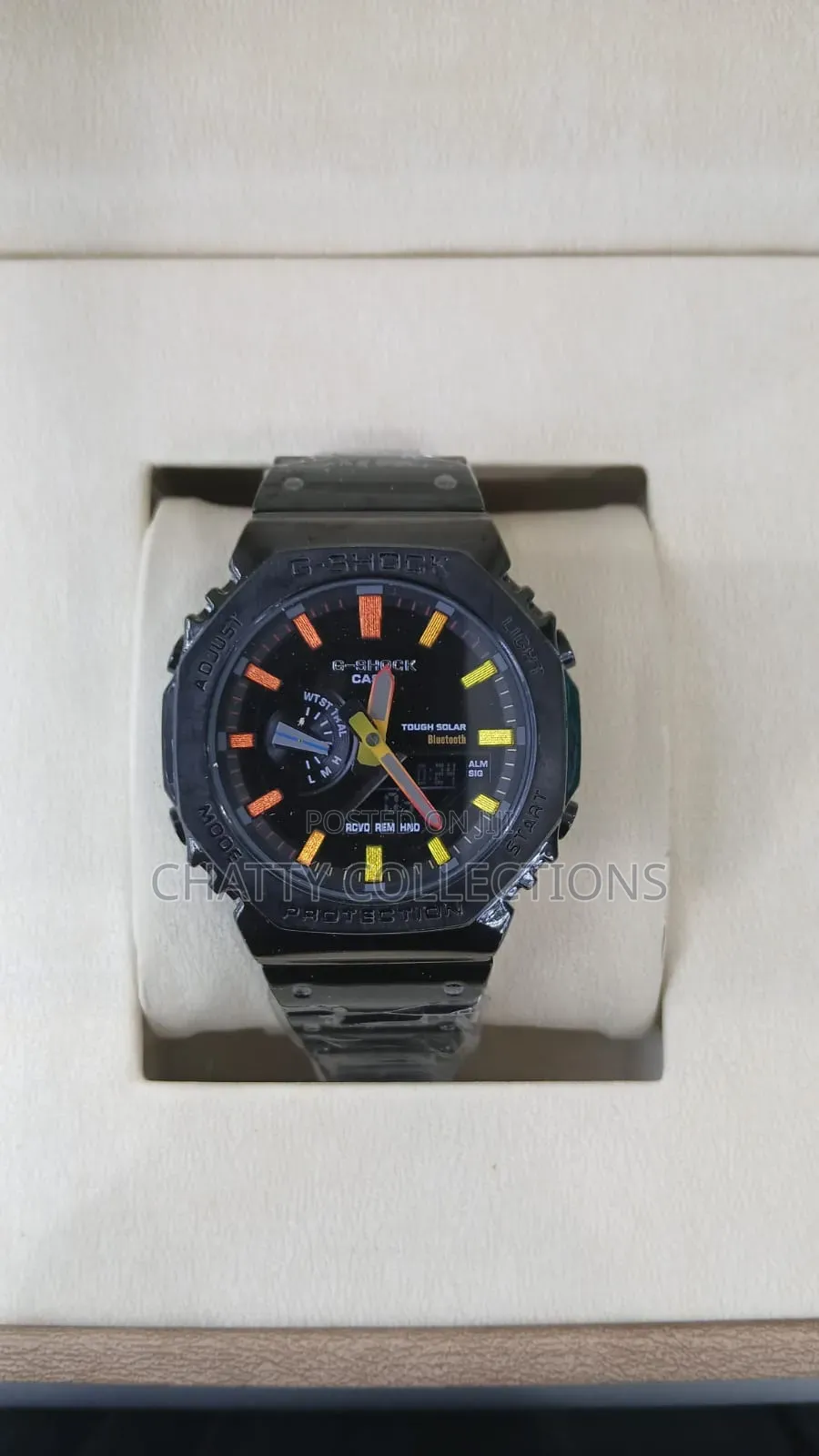 Black G-Shock Metallic Gents Wrist Watches