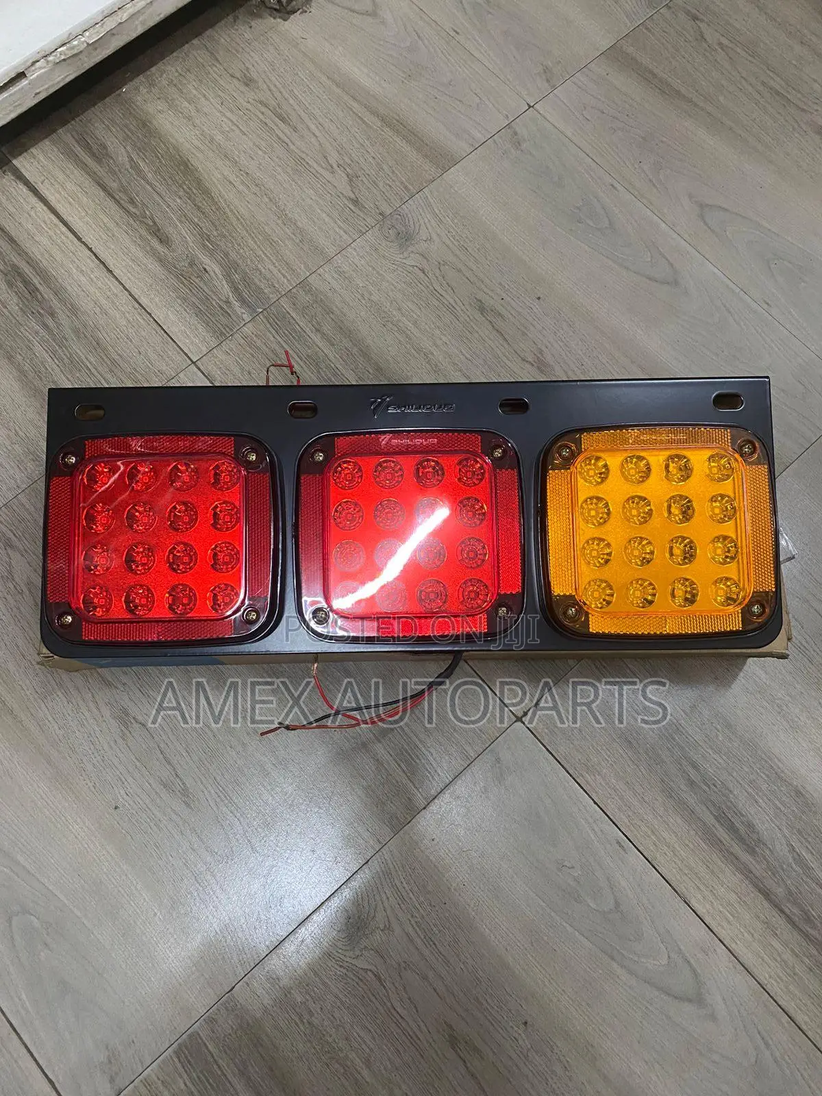 Tail Lamp 24v Universal for Trailers 3 Round Chamber Led Type RHS