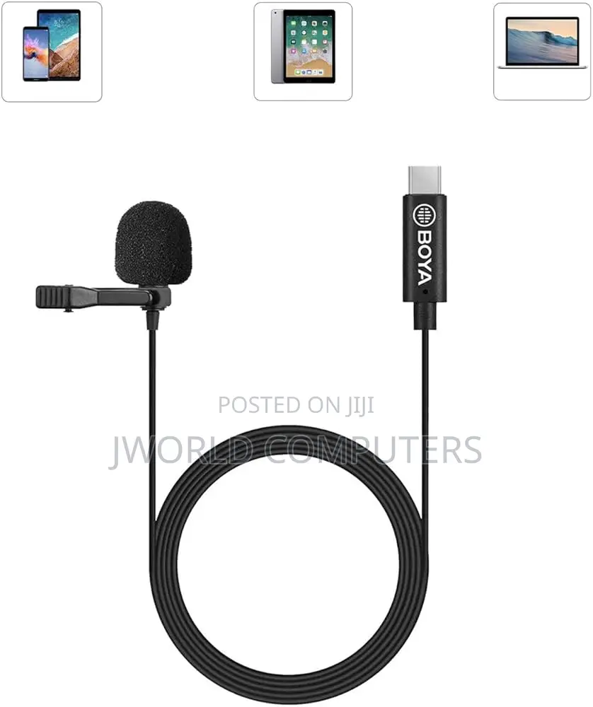 Boya M3 Lavalier Microphone Type C Lavalier Microphone