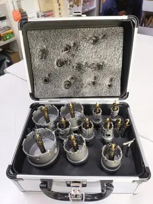 10-Piece Metal Cutting Whole Saw/Tungsten Carbide Tipped Hole Saw Set