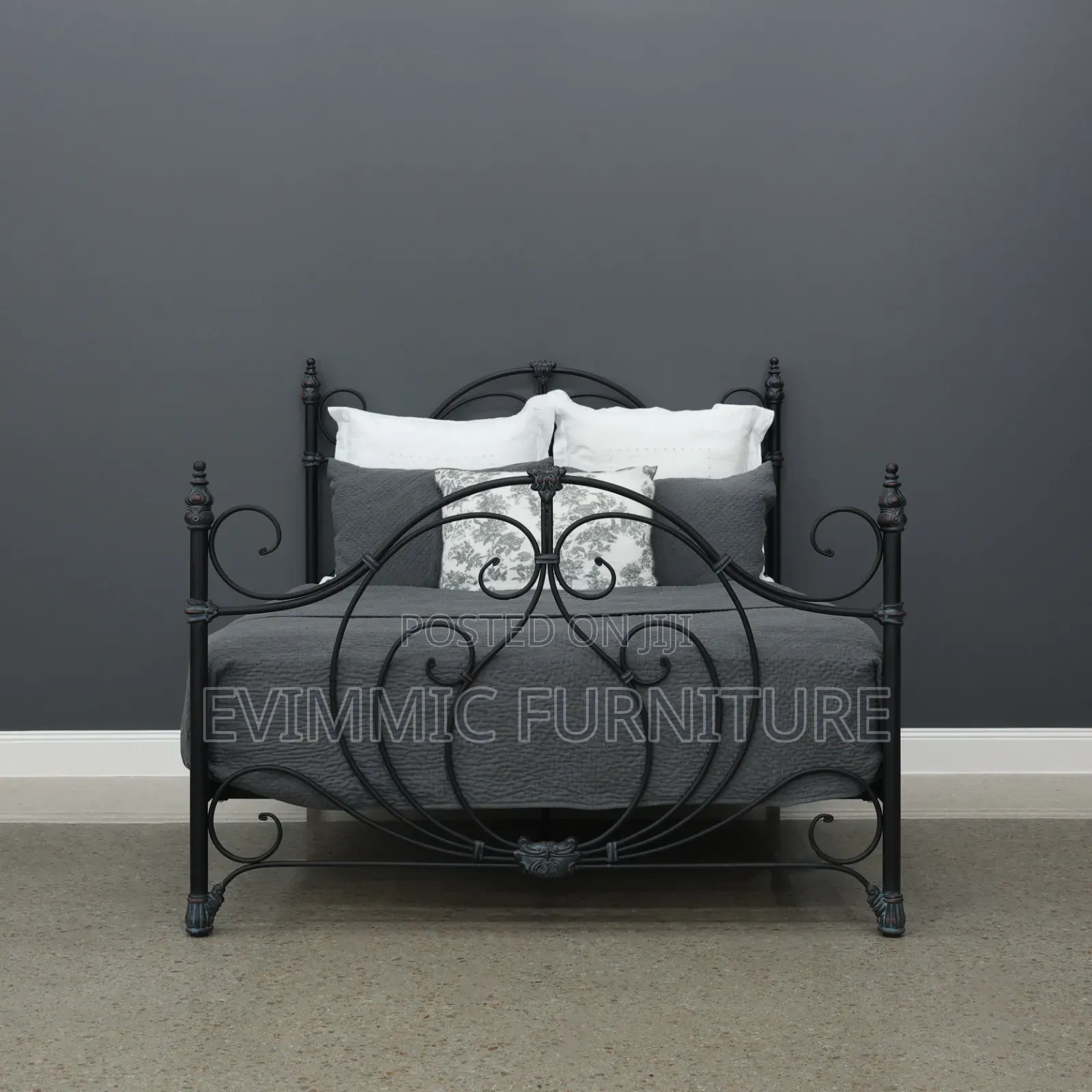 Antique Wrought Iron Queen Size