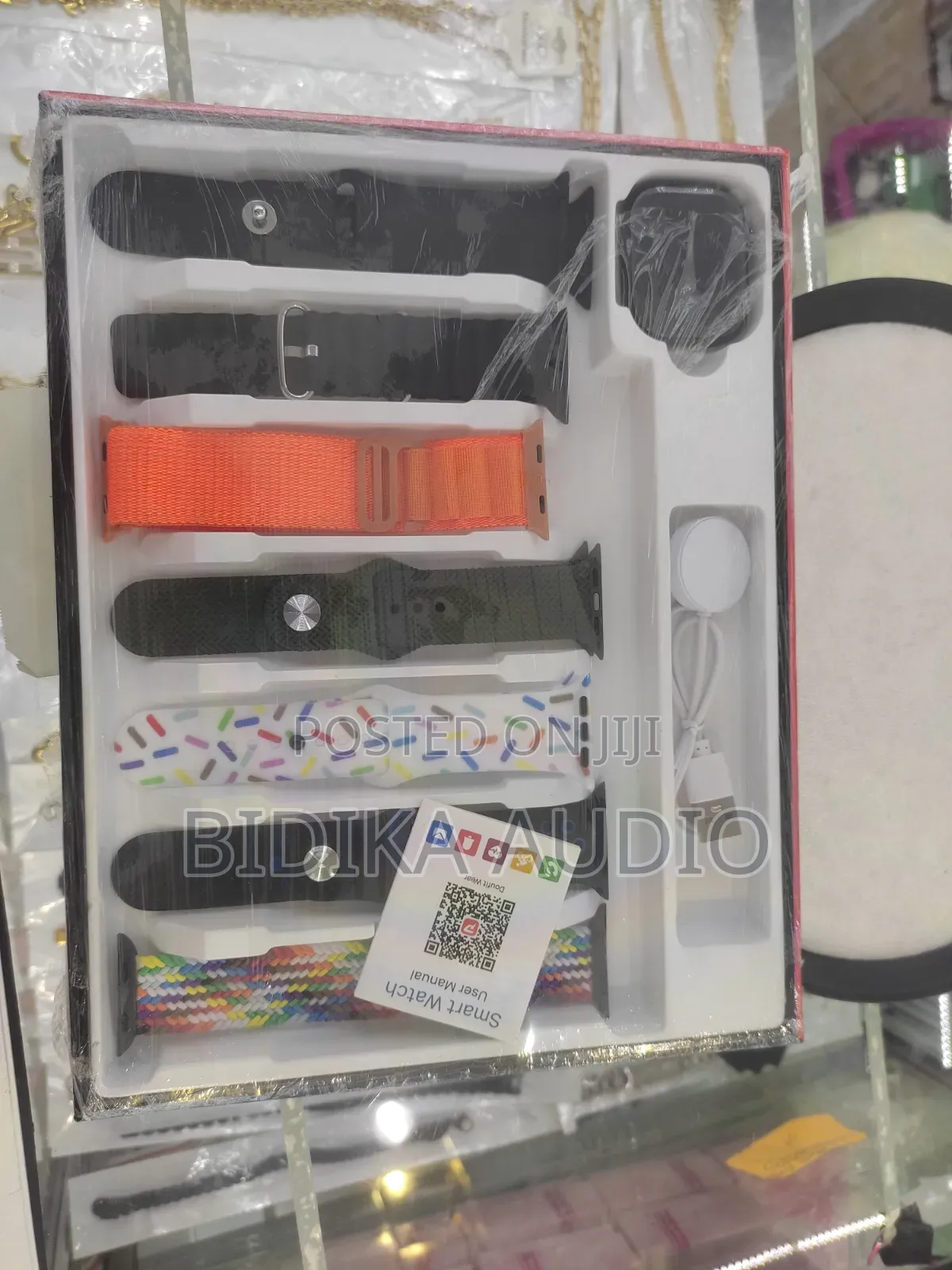 Ultra 10-in-1 Smartwatch Combo Gift Set – Hd Full Touch Screen