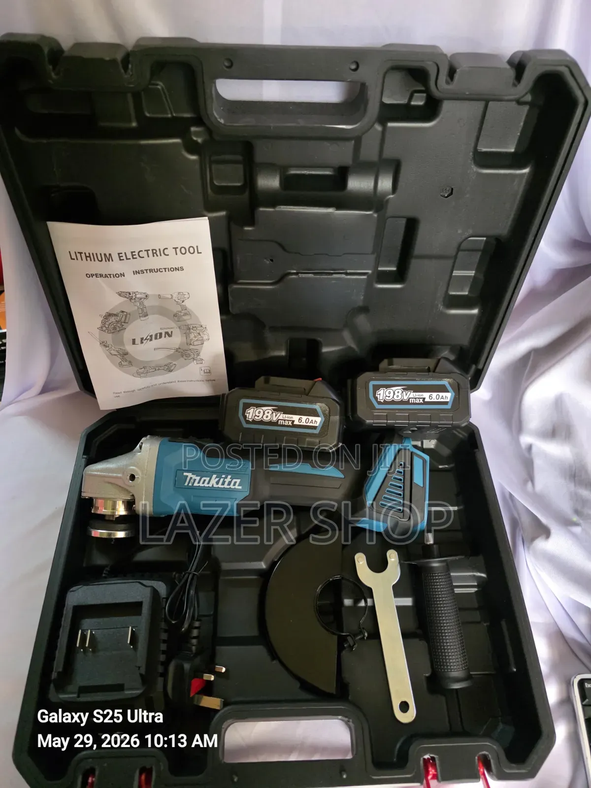 Makita Cordless Grinder 98v