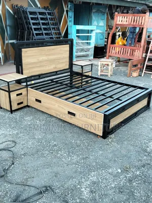 Amplified Metal Beds With Storage Features
