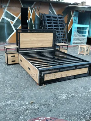 Amplified Metal Beds With Storage Features