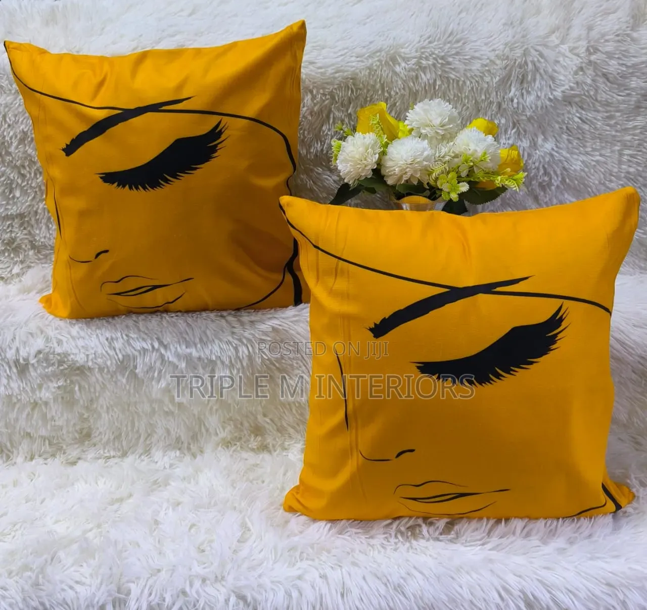 For a Monochromatic, Calming Linen That Anchors a Room.