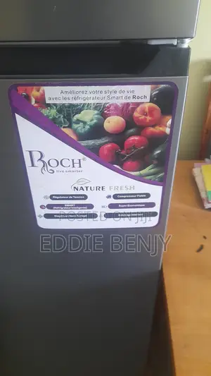 Roch Refrigerator 205l - Silver, Energy Saving, No-Frost