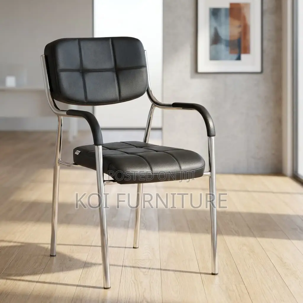 Office Chair : Leather Catalina Guest Office Chair