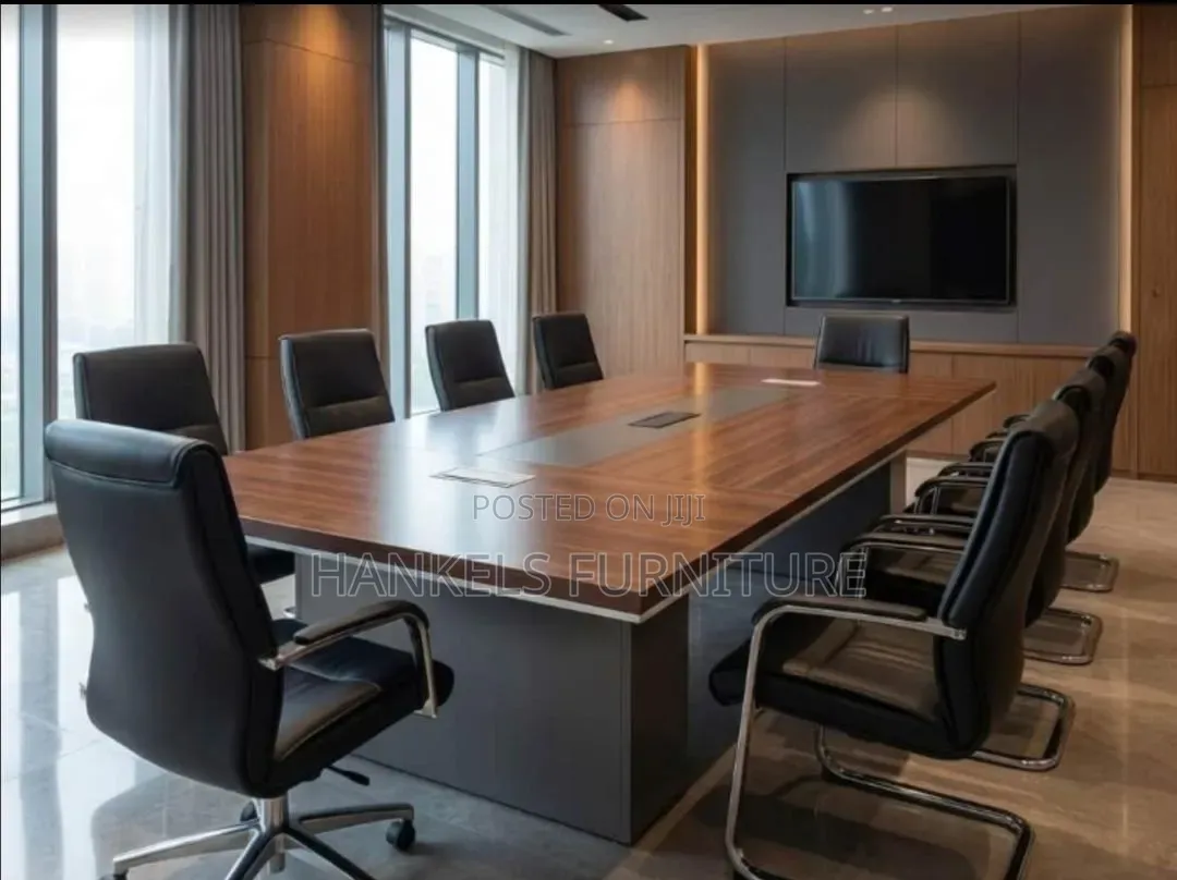 2.4m Office Boardroom Table–Large Executive Conference Table for Teams