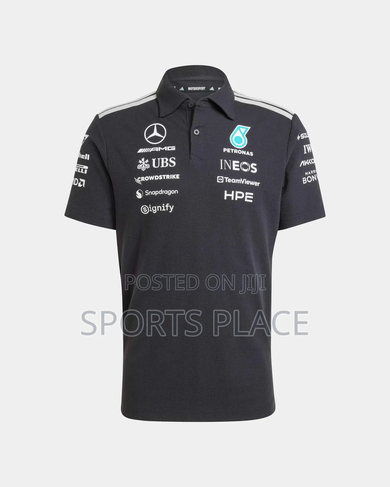 Team Amg-Mercedes Black Polo 2026 Jersey