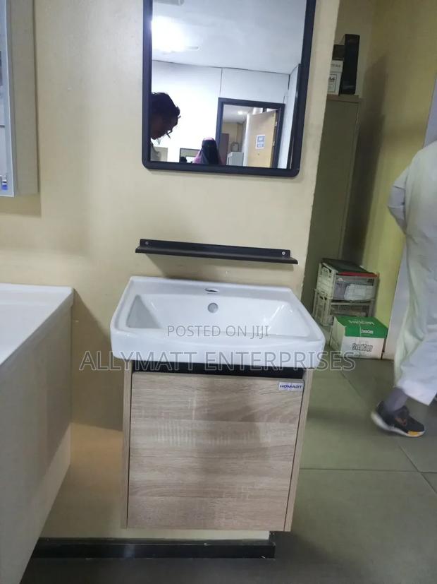 Vanity Wood Cabinet Brown