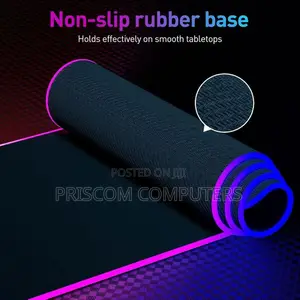 RGB Backlit Gaming Mouse Pad - Large 35.4" X 15.7" - Non-Slip Surface